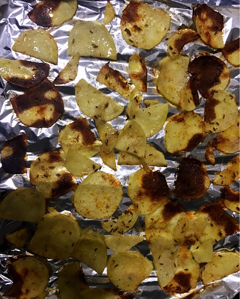 烤土豆片