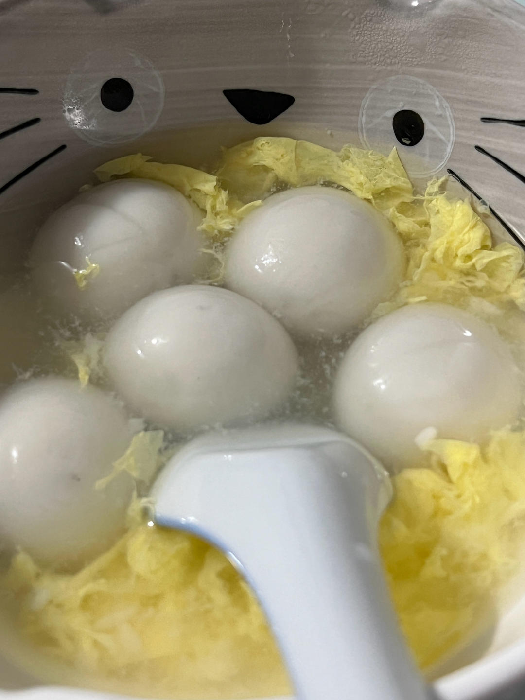 酒酿米酒醪糟鸡蛋汤圆