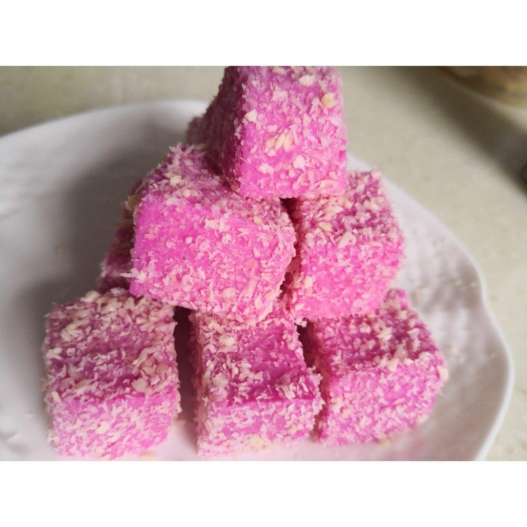 少女心爆棚的火龙果牛奶小方