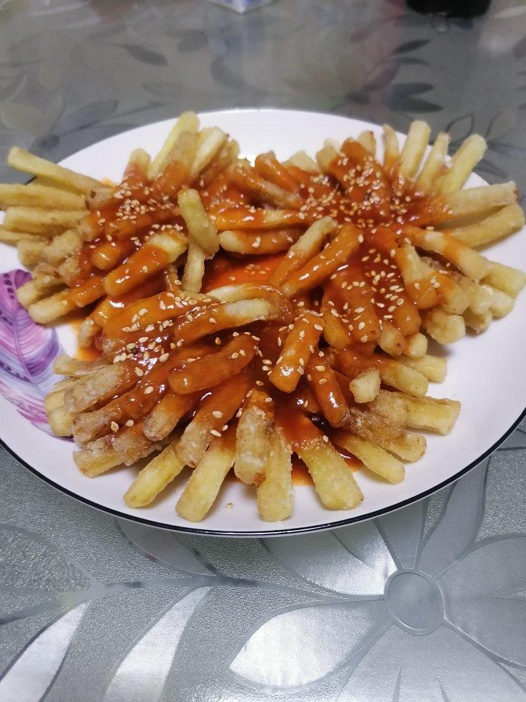 金菊迎春～糖醋菊花茄子