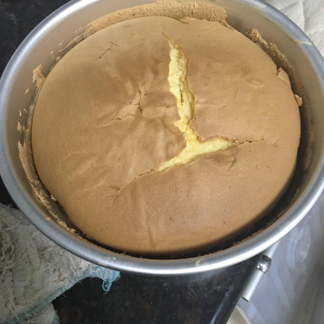 超好记八寸戚风蛋糕（后蛋法）