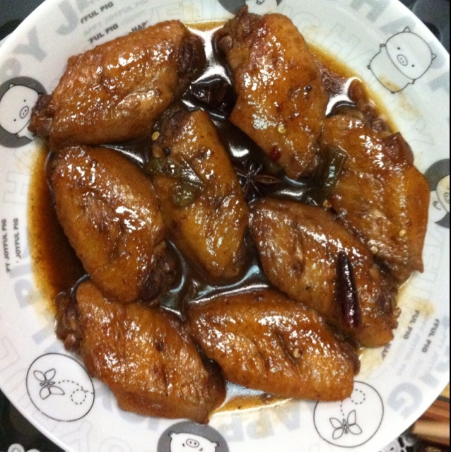 可乐鸡翅中