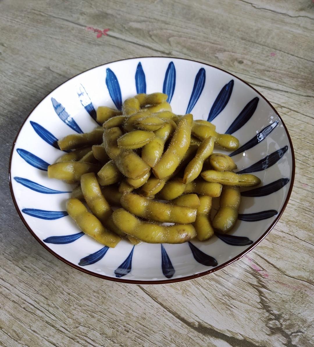 卤毛豆