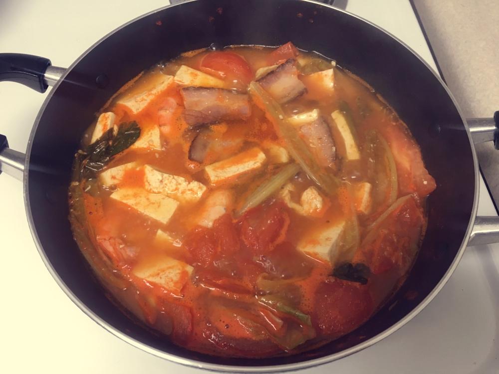 简易番茄豆腐汤
