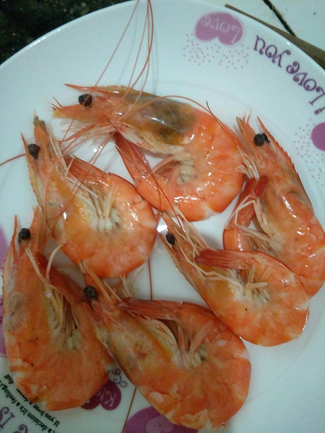 白灼基围虾