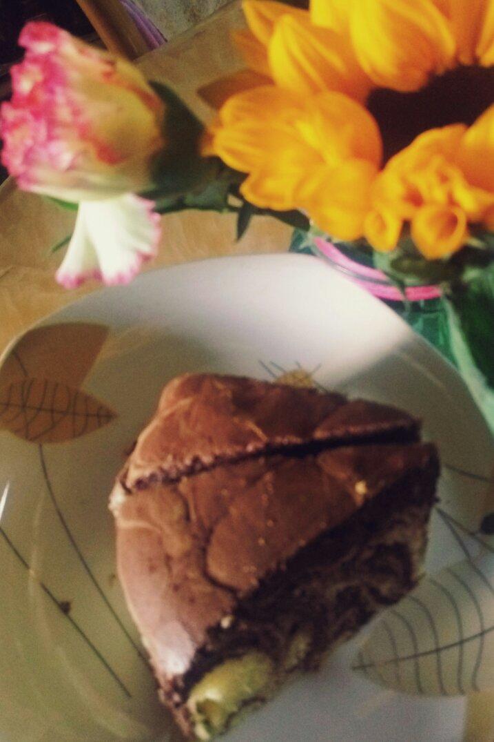 双色拉花戚风蛋糕