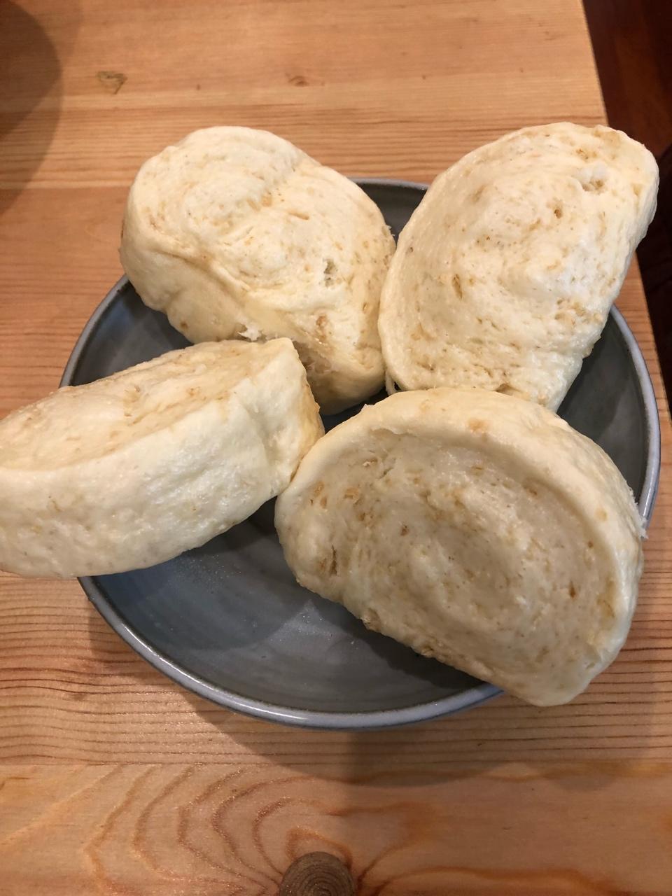 牛奶燕麦馒头【曼食慢语】