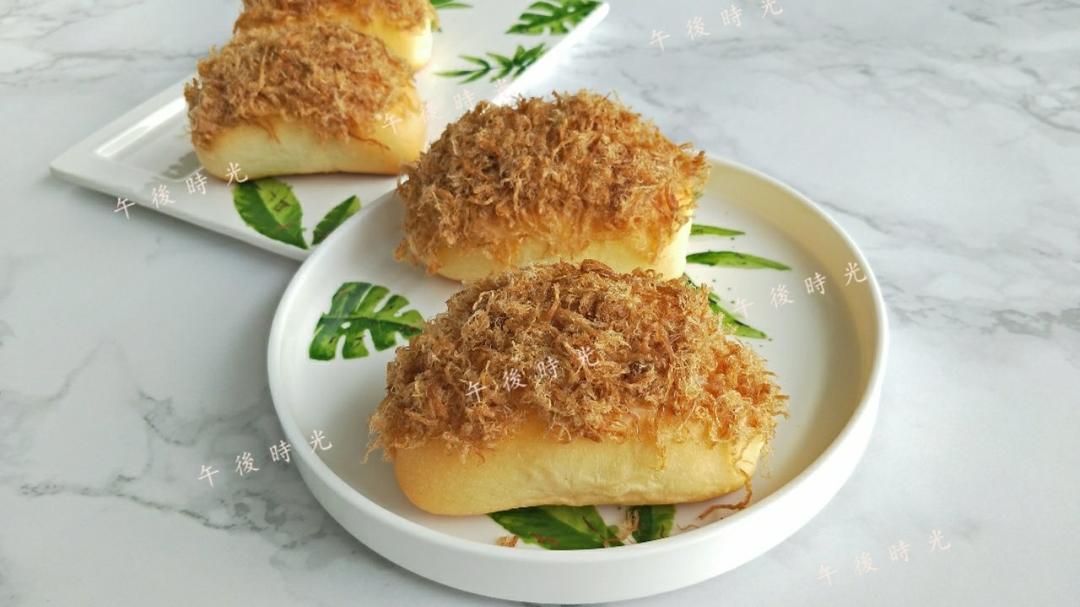 肉松沙拉酱小餐包（中种法）