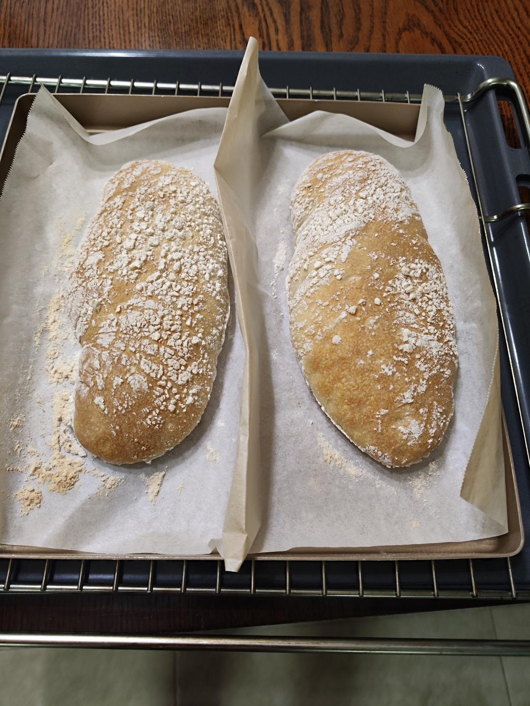 家庭版免揉～恰巴塔🥖｜一次成功超好吃