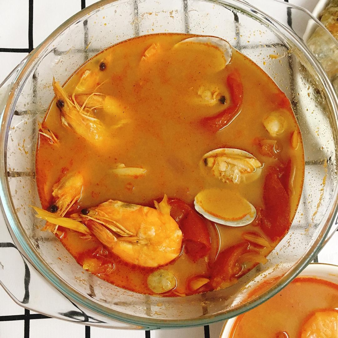 〖独家〗传统冬阴功（泰式酸辣虾汤）