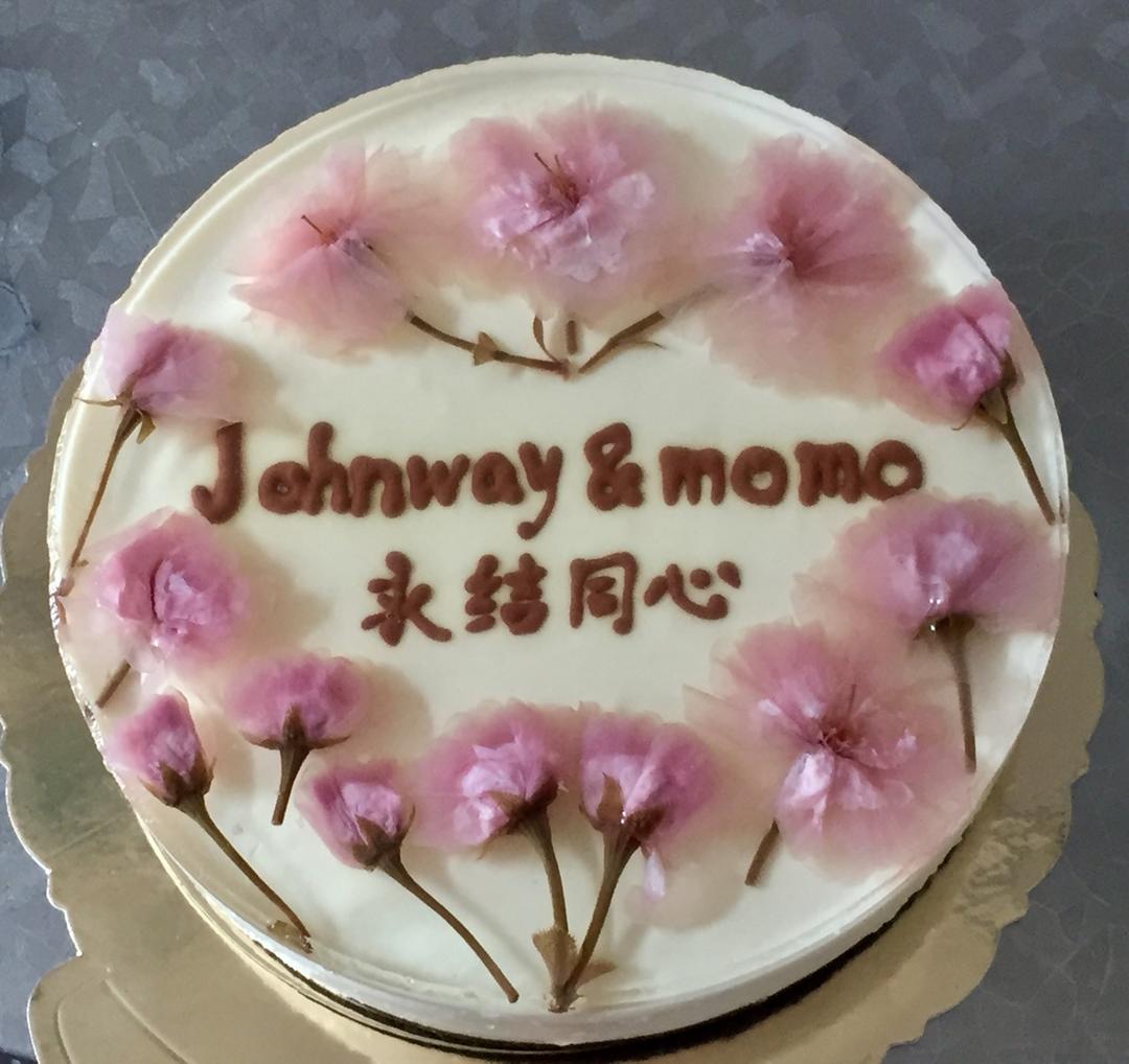 🌸和风樱花酸奶慕斯蛋糕🌸