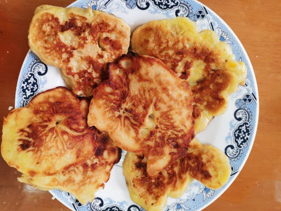 香蕉牛奶鸡蛋饼——免糖少油版