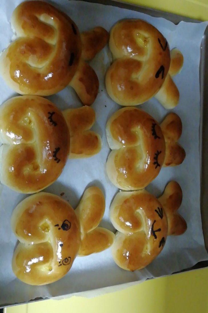 可爱兔子面包