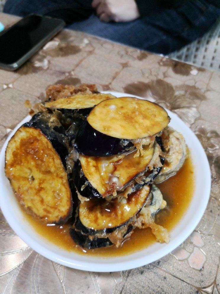 烧汁茄夹肉