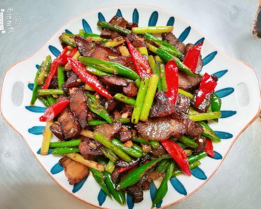 青红椒炒腊味