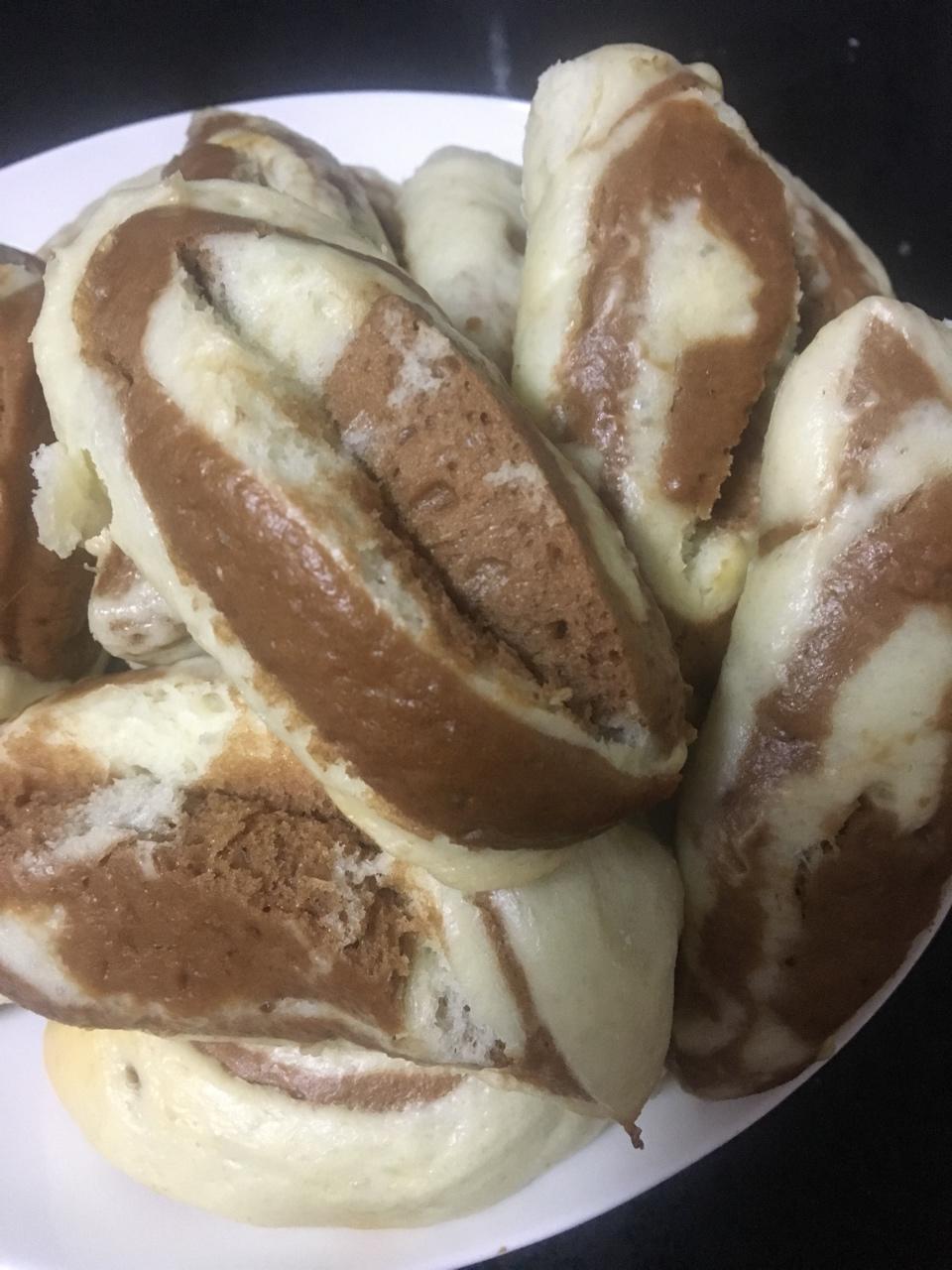 双色刀切馒头