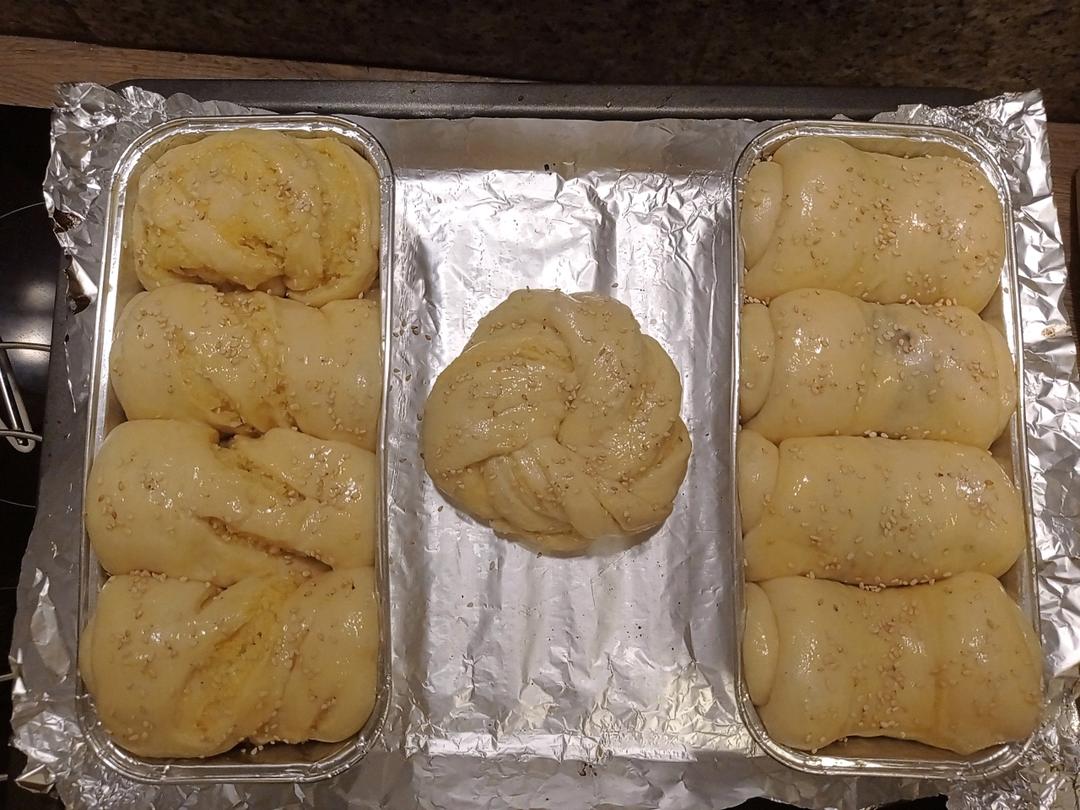 免揉中筋面粉版吐司