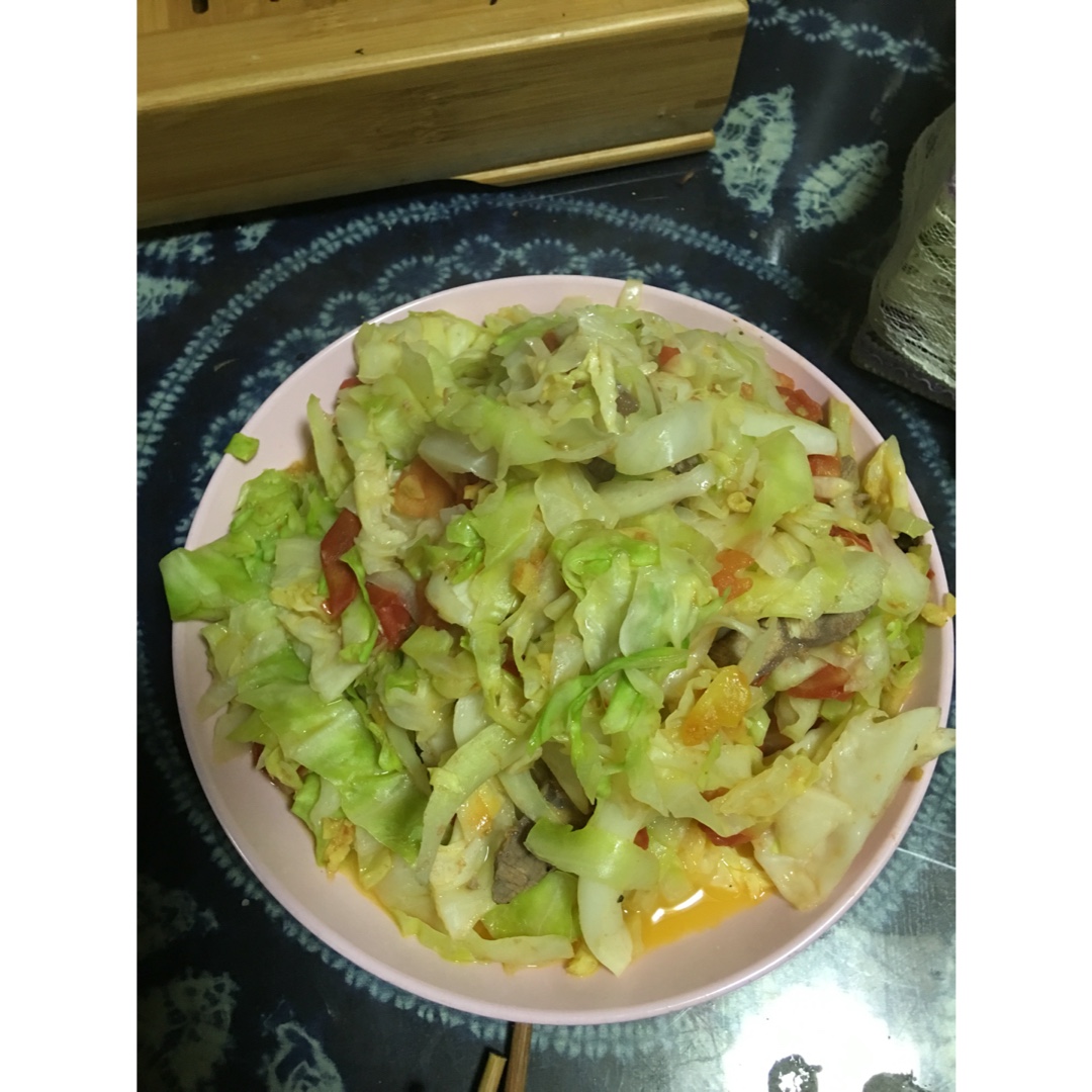 番茄圆白菜（包菜）丝