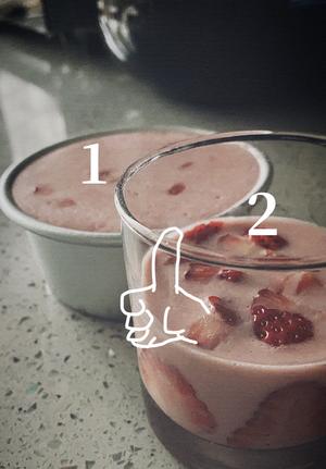 无淡奶油无炼乳｜高颜值低脂草莓慕斯蛋糕（超简单）的做法 步骤4