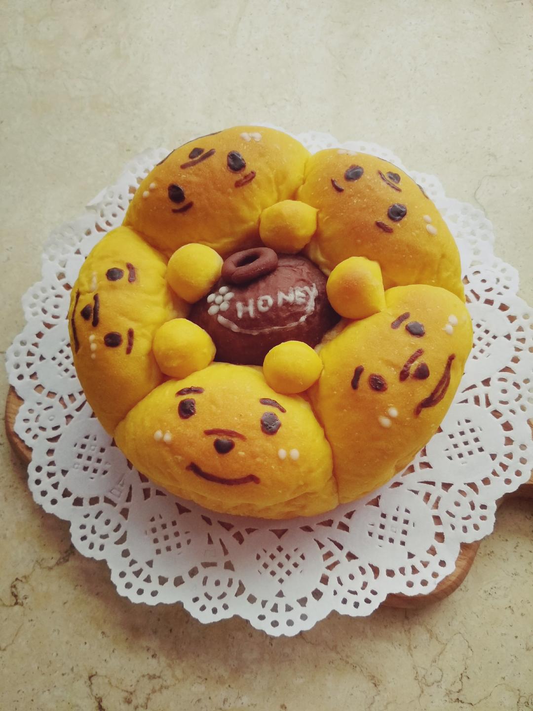 维尼蜜罐挤挤面包－小熊DKX-B30Q1电烤箱菜谱