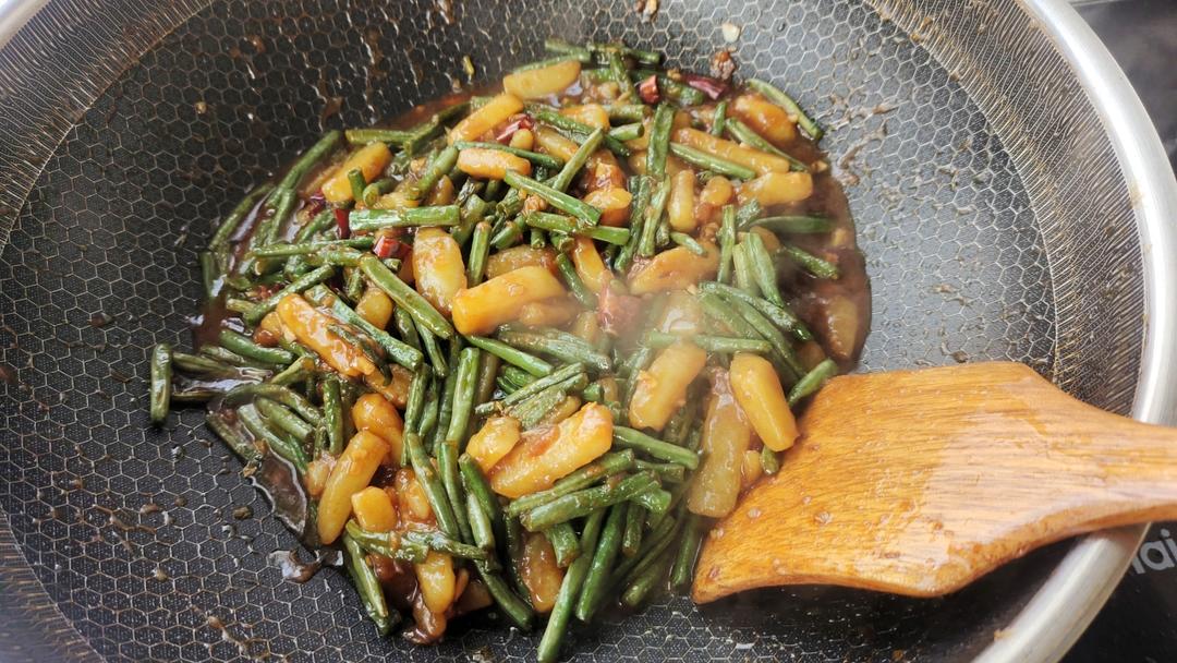 干煸豆角土豆