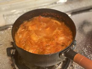 无油｜一人食·高纤泡菜锅（附锅底制作）的做法 步骤1