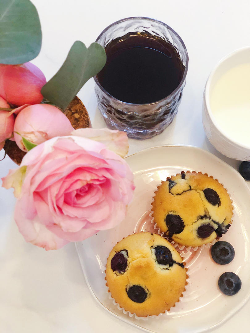 会爆浆的蓝莓玛芬蛋糕