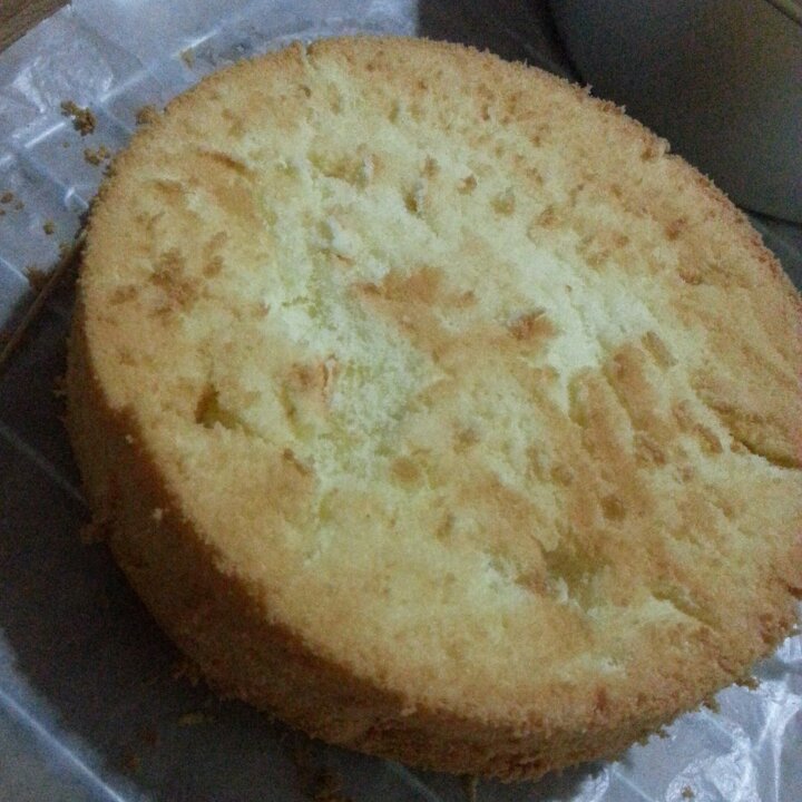 超简单完美戚风蛋糕（6寸2蛋）附打发、翻拌、脱模视频