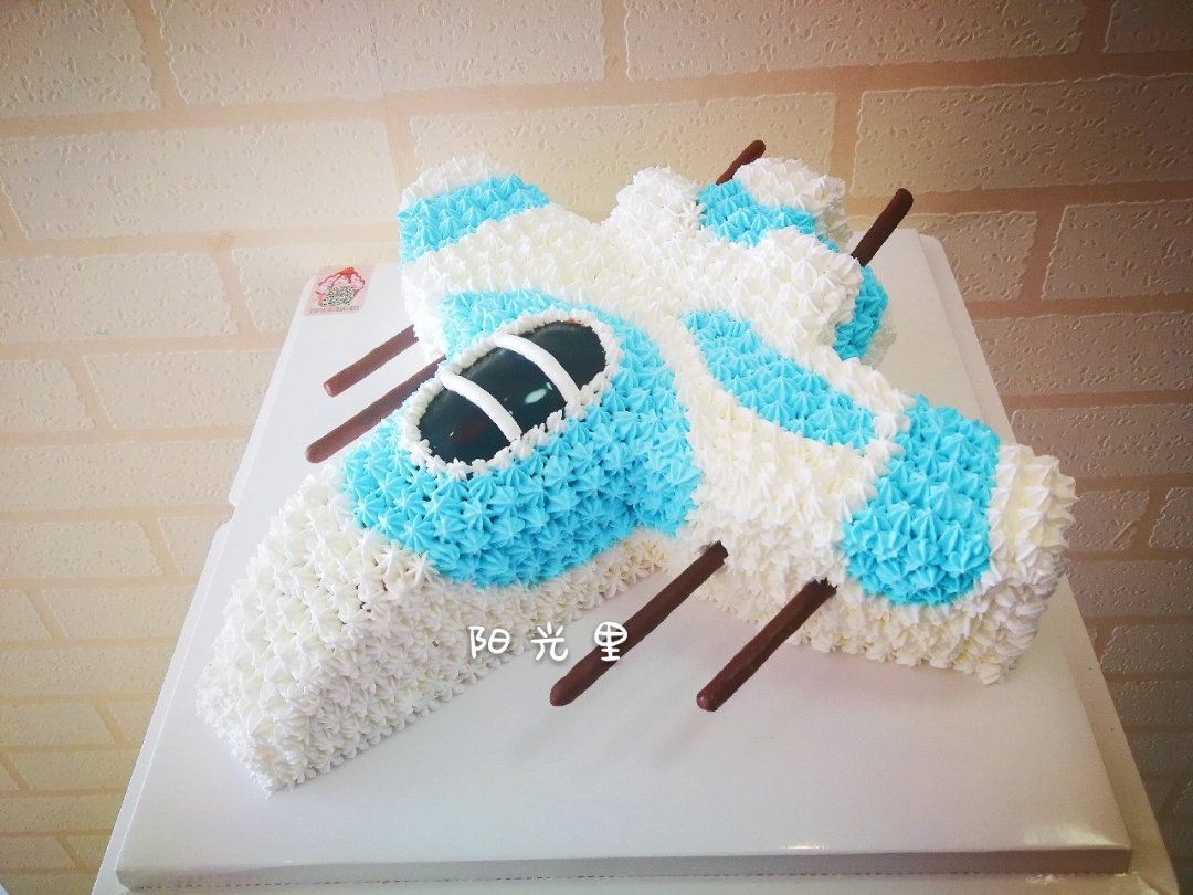 立体飞机蛋糕