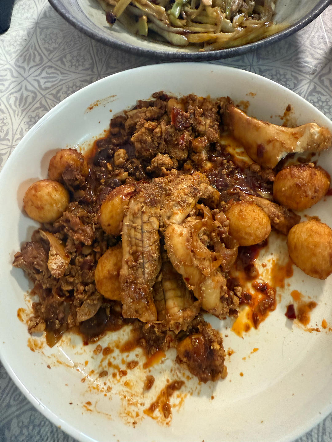 🔥🐟无敌下饭的家常烧鱼籽（干锅鱼杂）🍚🥤