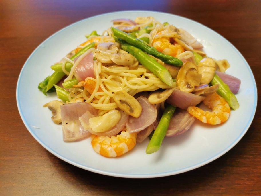 小美 奶油培根意大利面