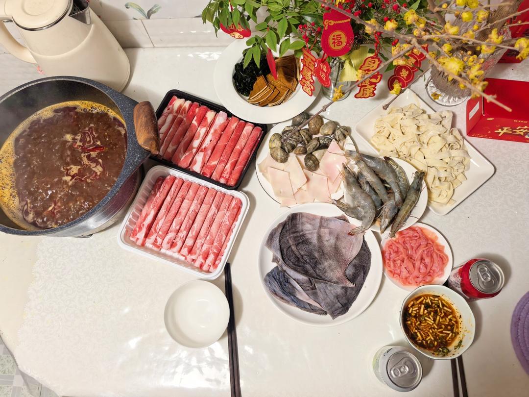 自己炒红油火锅料