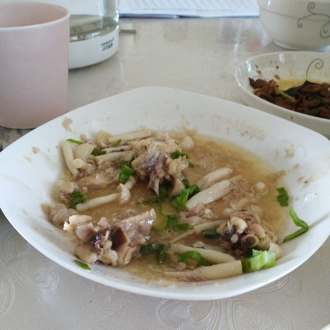 菌菇蒸鸡肉