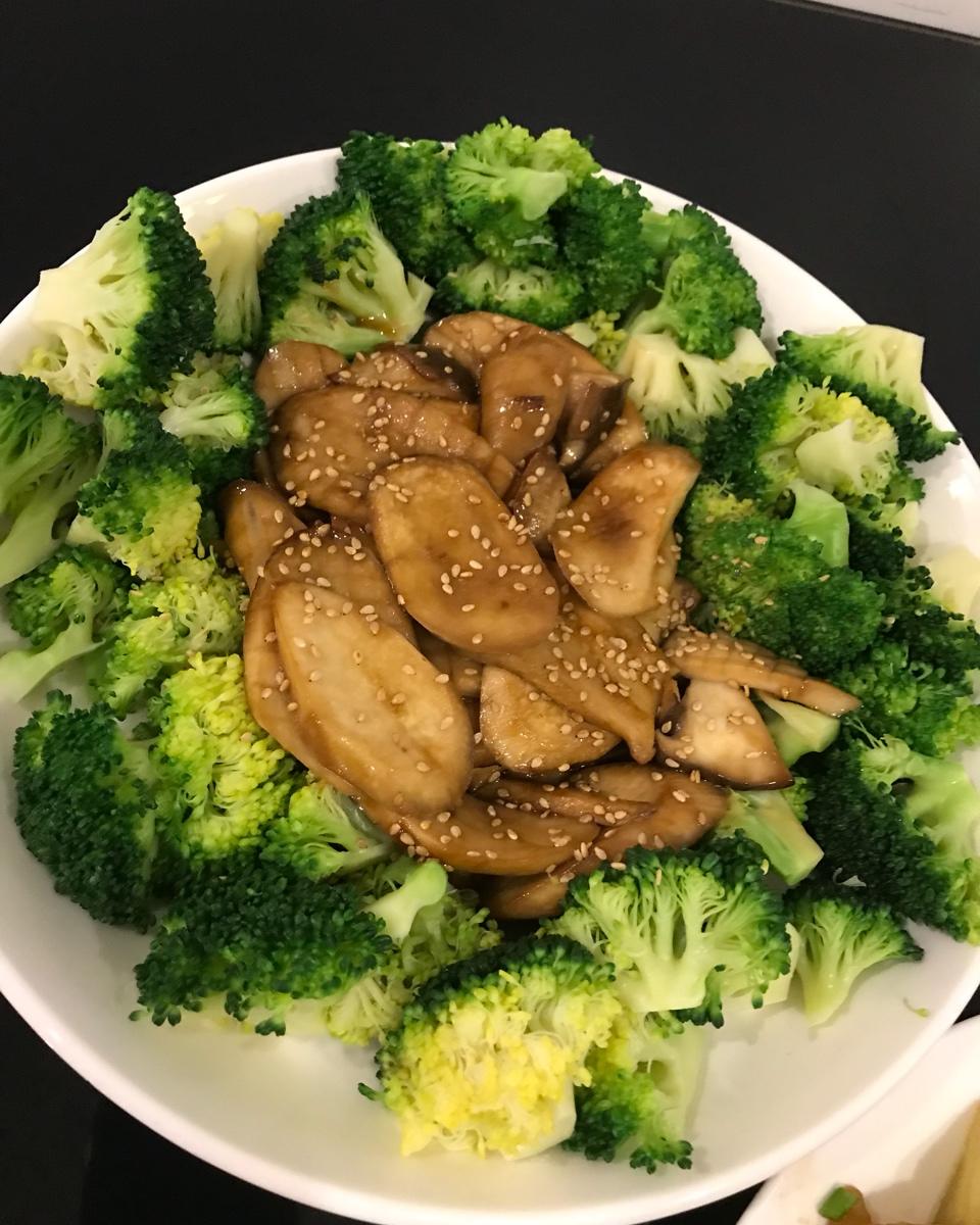 杏鲍菇扣西蓝花