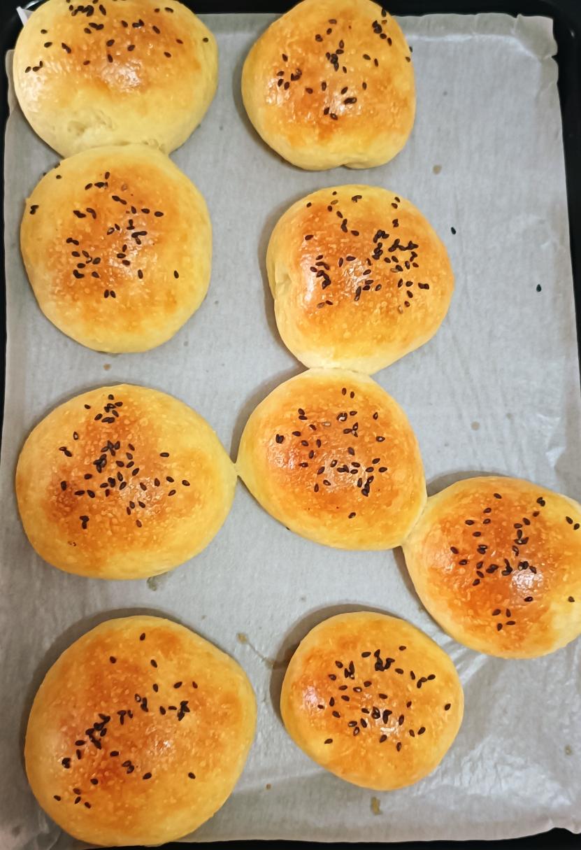 免揉超松软小面包不用黄油汉堡胚的做法