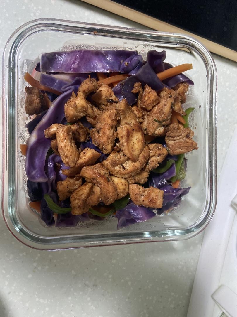 孜然鸡胸肉，低脂低卡好吃无压力。