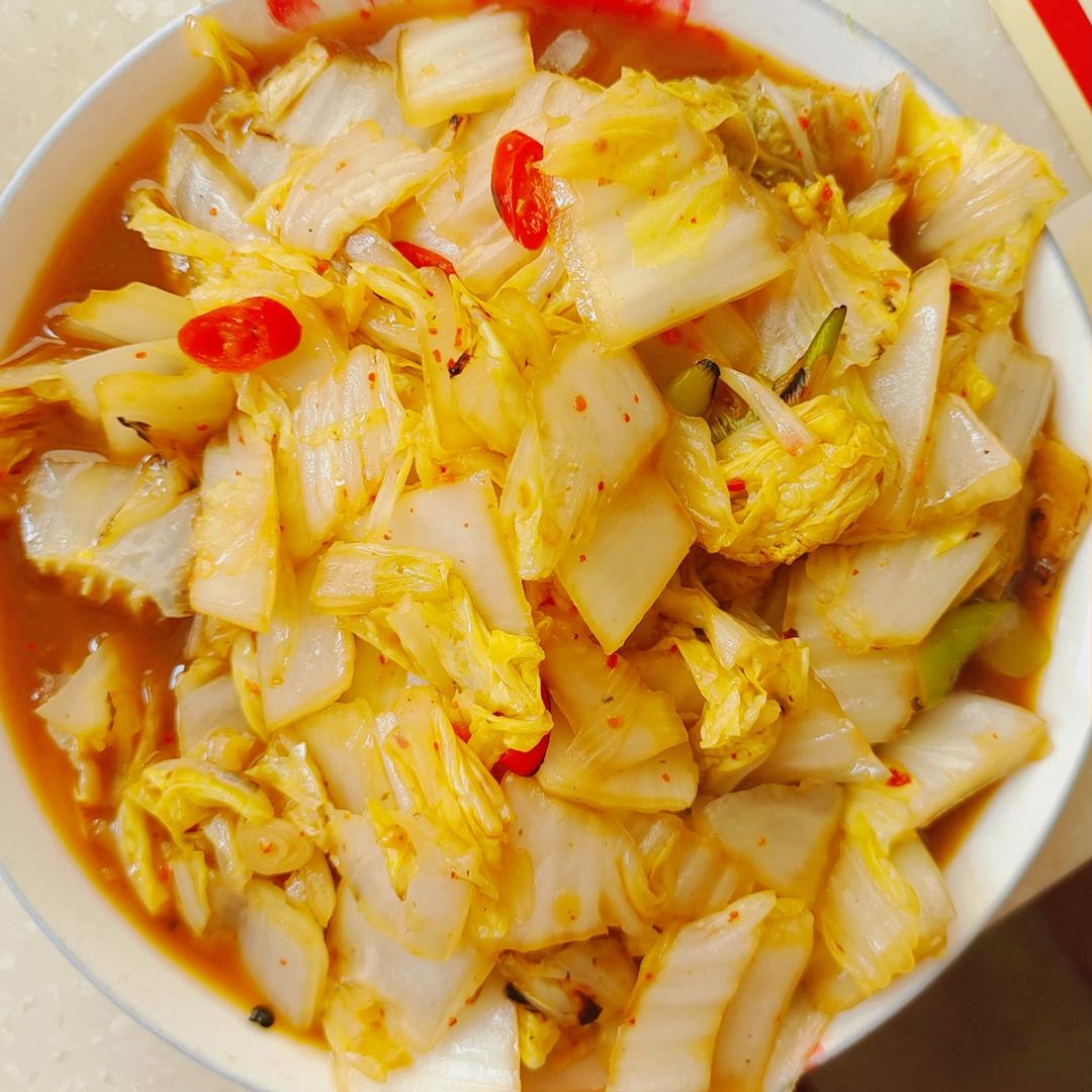 酸辣咸甜的醋溜白菜🥬