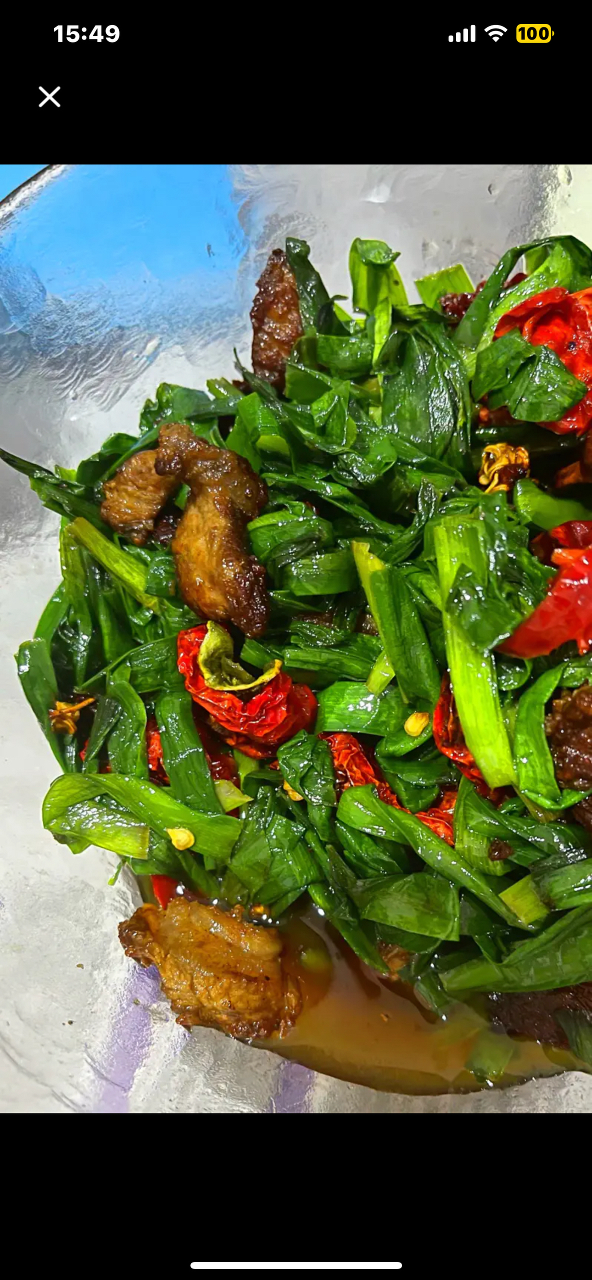 韭菜炒肉(新疆拌面拉条子炒法)的做法