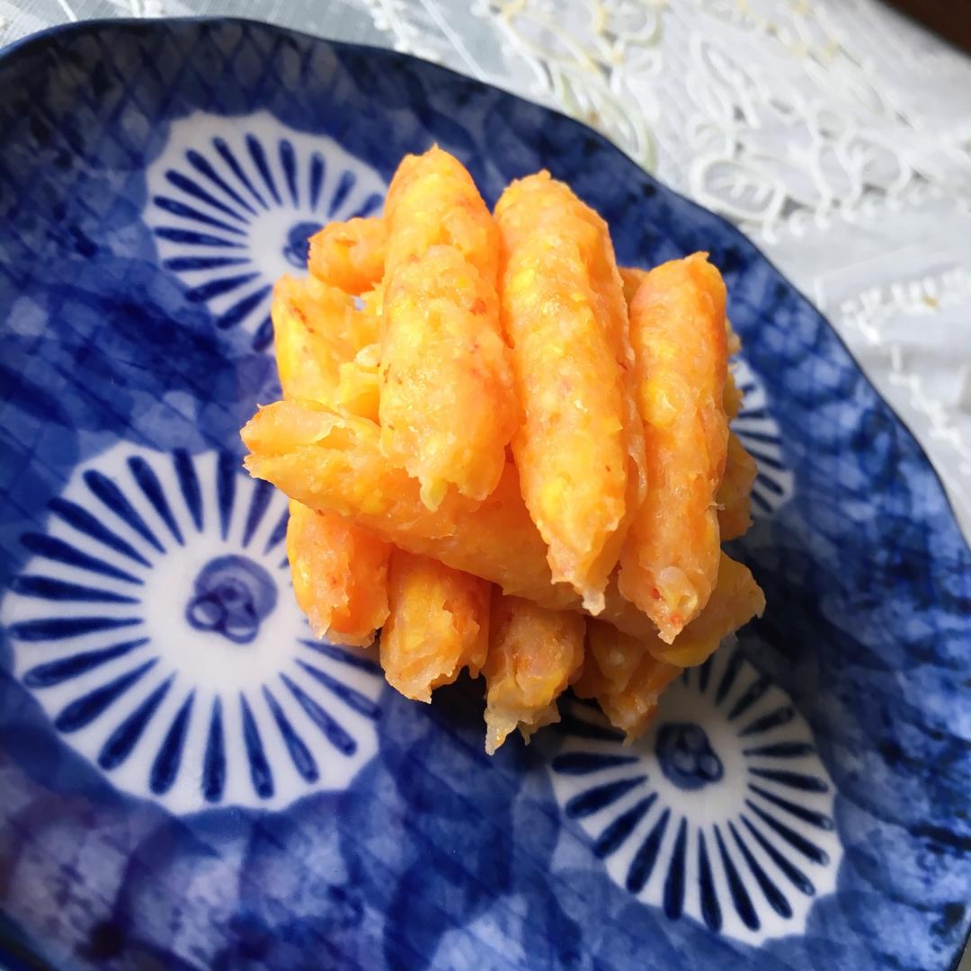 #辅食#🍀玉米鲜虾肠🍀10个月+