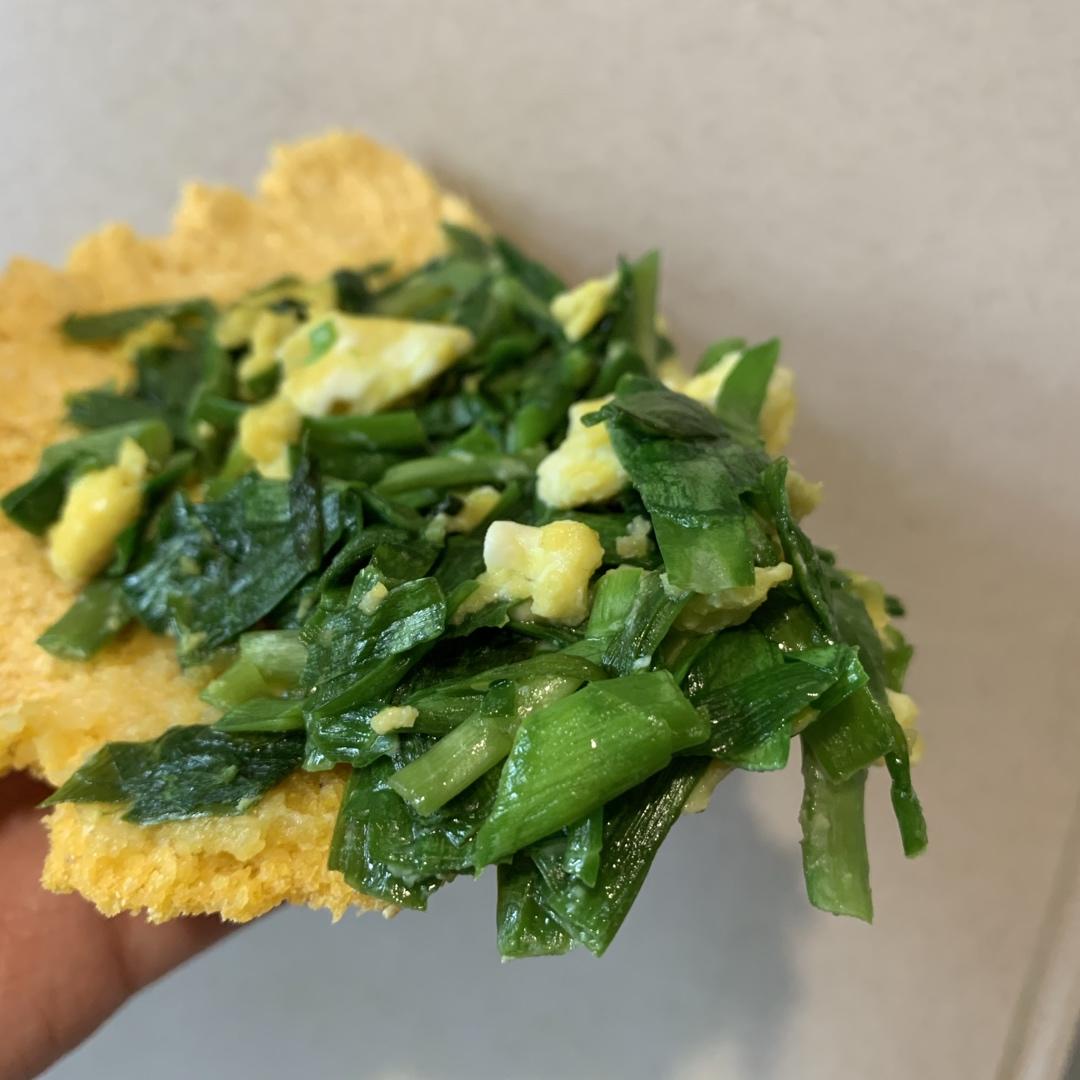 韭菜鸡蛋糊饼