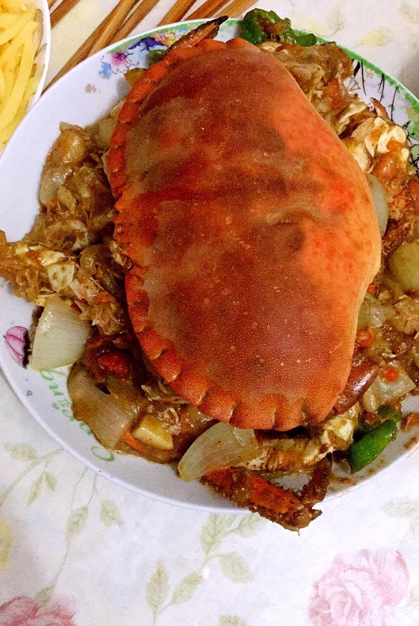 小芒果芒小做的好吃到跳的椒盐面包蟹