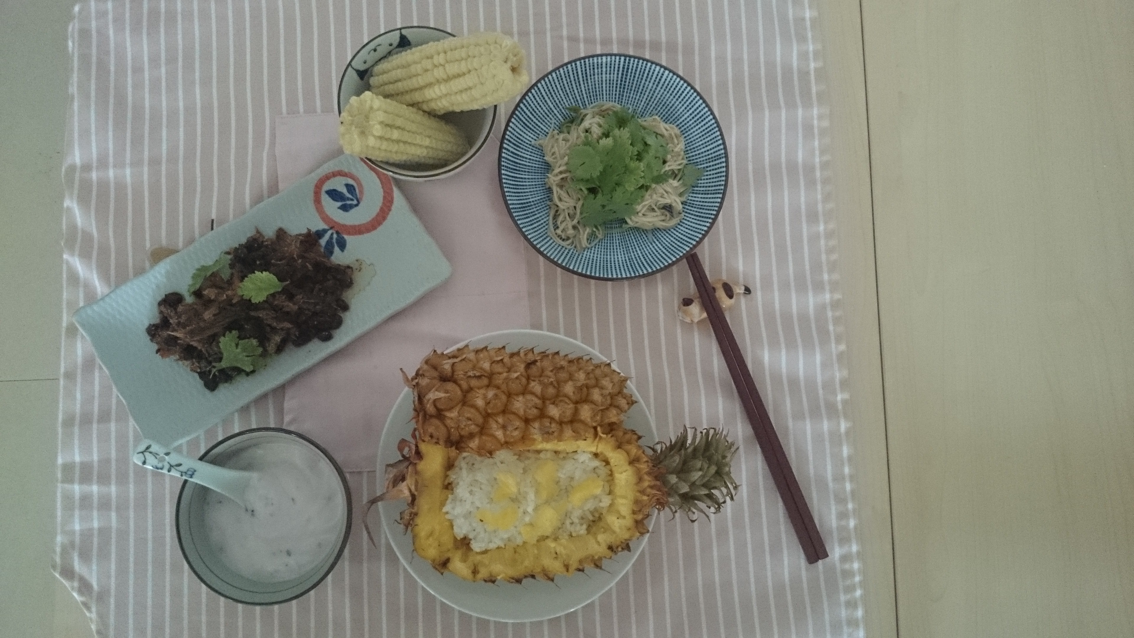 原味蒸菠萝饭