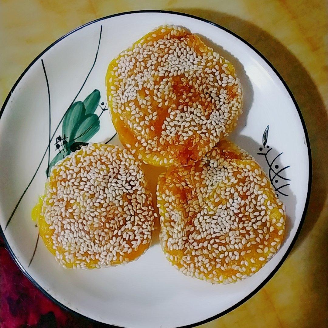 芝麻南瓜饼