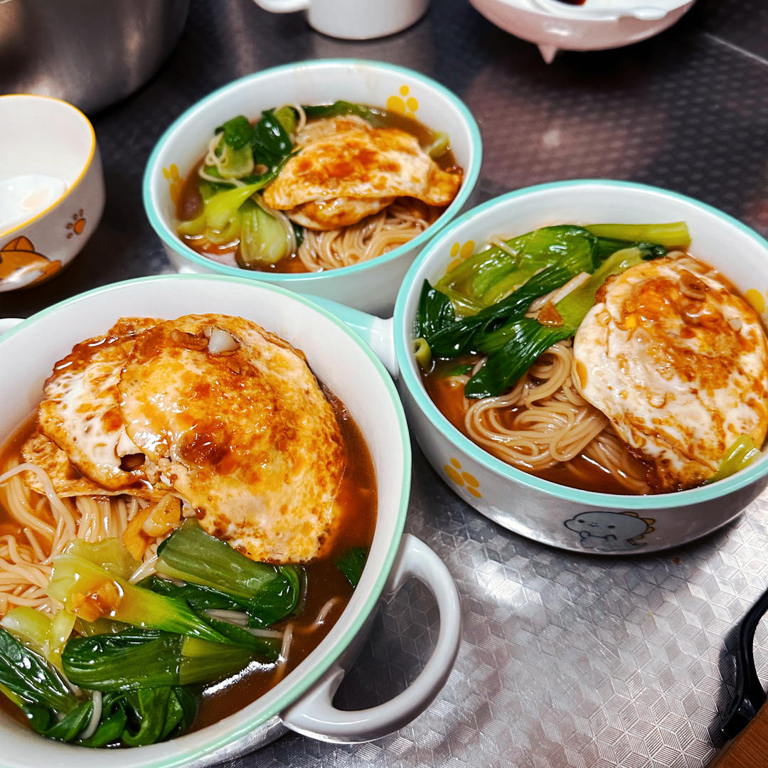 快手清汤面🍜这样做才好吃｜汤底是关键!!