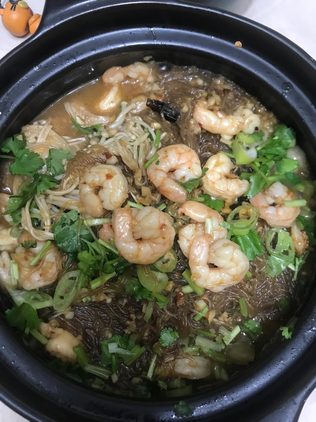 虾仁粉丝煲
