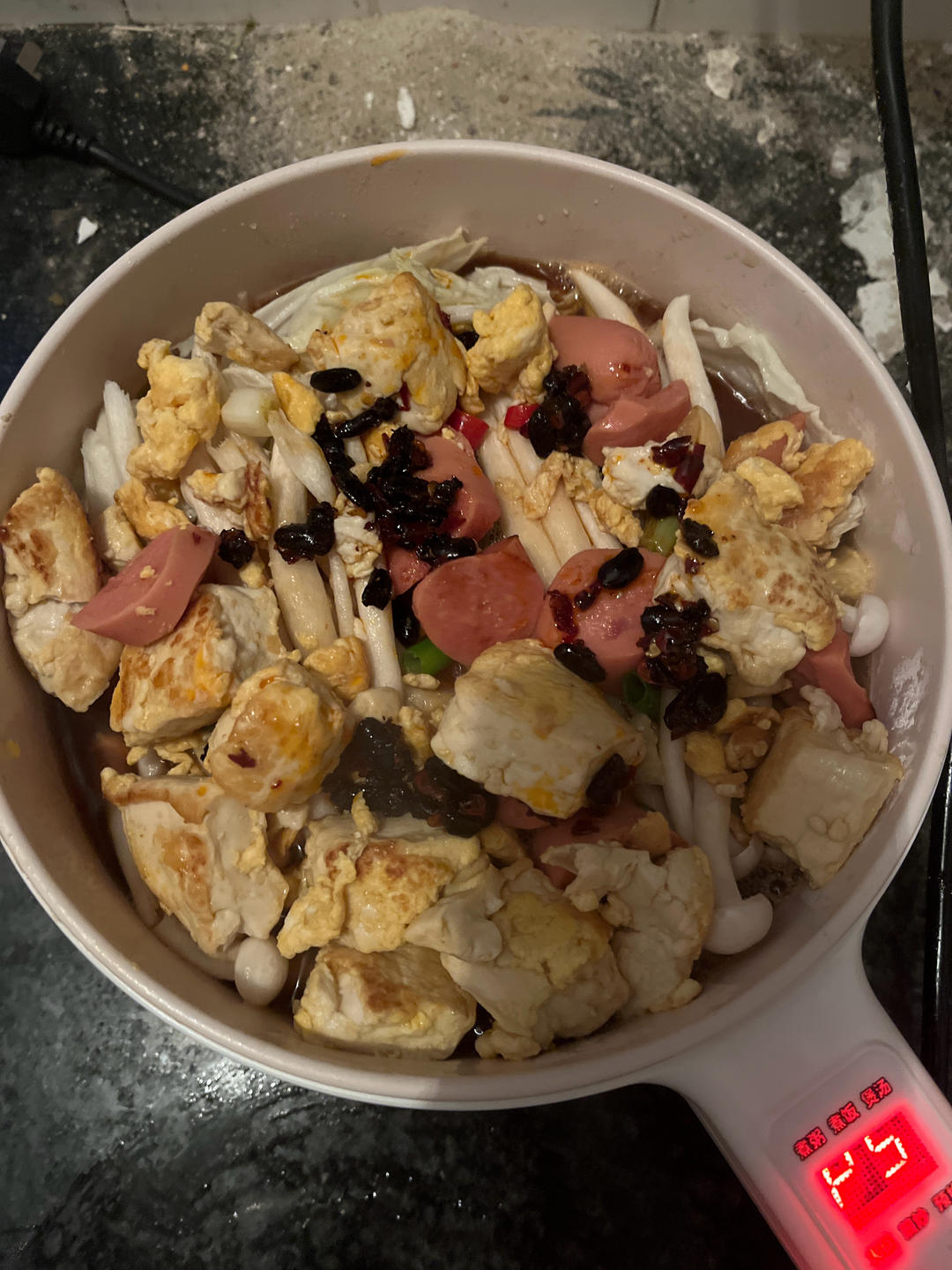 白菜豆腐煲