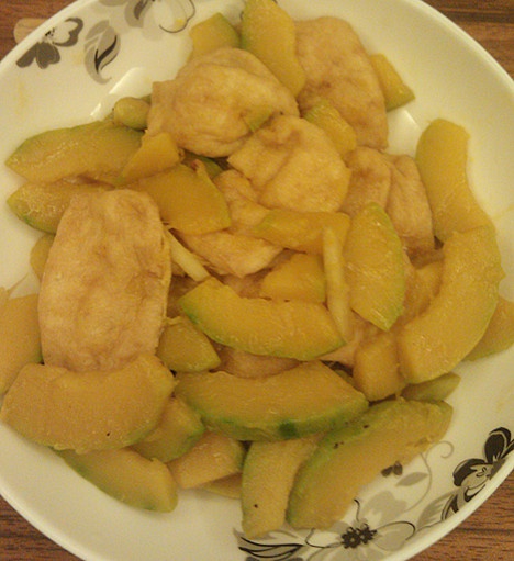 清炒南瓜
