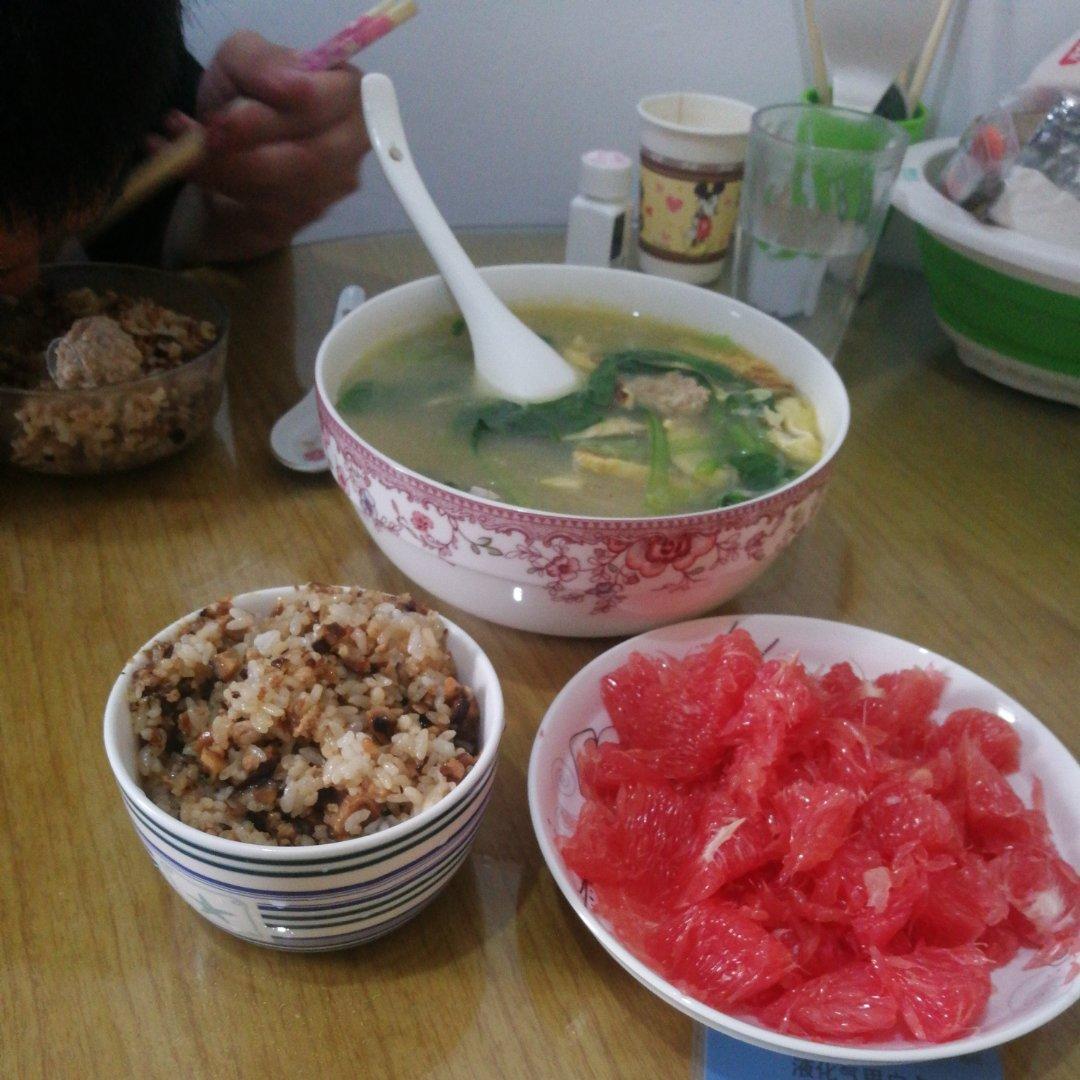 香菇肉丁油饭
