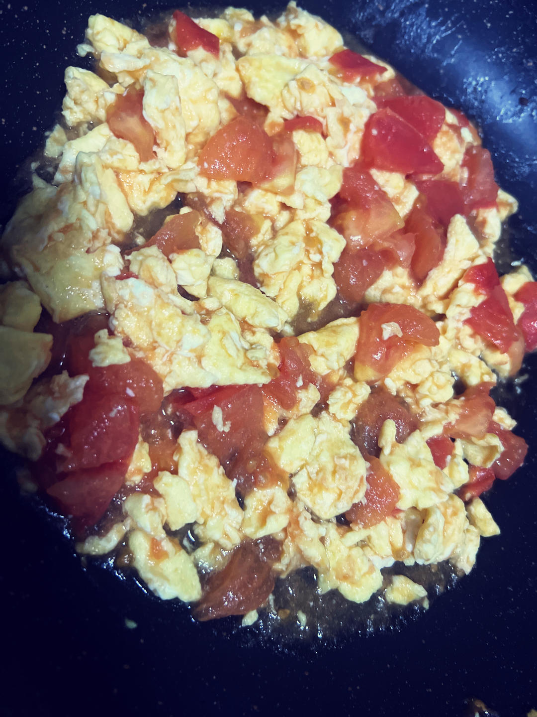 孩子最爱的（适合拌饭）的番茄炒蛋