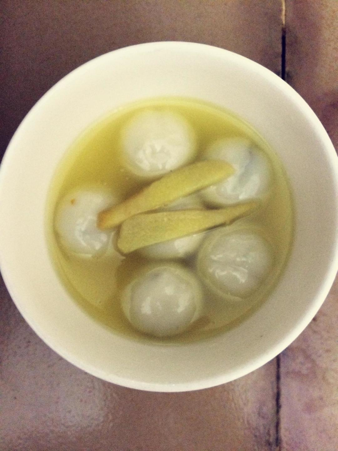橘皮糖姜汁汤圆！的做法